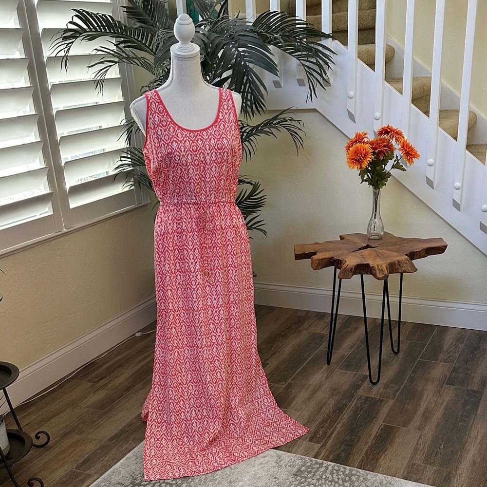 MICHAEL Michael Kors Pink Patterned Maxi Dress